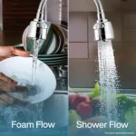 Cliquin Brass Flexible Kitchen Sink Tap, Dual Flow Function (Nexa) - Image 3