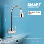 Cliquin Brass Flexible Kitchen Sink Tap, Dual Flow Function (Nexa) - Image 5
