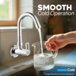 Cliquin Brass Kitchen Sink Tap, 360 Degree Swivel Spout Faucet (Oxy) - Image 7