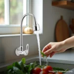 Cliquin Brass Flexible Kitchen Sink Tap, Dual Flow Function (Nexa) - Image 7