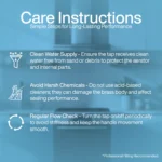 Cliquin Brass Kitchen Sink Tap, 360 Degree Swivel Spout Faucet (Cubix) - Image 8