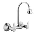 Upgrade your kitchen with the Cliquin Brass Sink Tap, designed to blend style and durability. Crafted from high-quality pure brass, it features a sleek chrome finish that resists rust and corrosion. The J bend-shaped spout, made from robust stainless steel, ensures smooth water flow. Equipped with advanced Brass Ceramic Disc Spindle technology, it offers precise control for everyday use. With a 10-year warranty and ISO 9001:2015 certification, this kitchen sink tap is rigorously tested for performance and safety, ensuring long-lasting reliability. Perfect for modern homes, it also includes a matching wall flange for added elegance and functionality.