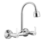 Upgrade your kitchen with the Cliquin Brass Sink Tap, designed to blend style and durability. Crafted from high-quality pure brass, it features a sleek chrome finish that resists rust and corrosion. The J bend-shaped spout, made from robust stainless steel, ensures smooth water flow. Equipped with advanced Brass Ceramic Disc Spindle technology, it offers precise control for everyday use. With a 10-year warranty and ISO 9001:2015 certification, this kitchen sink tap is rigorously tested for performance and safety, ensuring long-lasting reliability. Perfect for modern homes, it also includes a matching wall flange for added elegance and functionality.