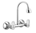 Upgrade your kitchen with the Cliquin Brass Sink Tap, designed to blend style and durability. Crafted from high-quality pure brass, it features a sleek chrome finish that resists rust and corrosion. The J bend-shaped spout, made from robust stainless steel, ensures smooth water flow. Equipped with advanced Brass Ceramic Disc Spindle technology, it offers precise control for everyday use. With a 10-year warranty and ISO 9001:2015 certification, this kitchen sink tap is rigorously tested for performance and safety, ensuring long-lasting reliability. Perfect for modern homes, it also includes a matching wall flange for added elegance and functionality.