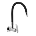 Cliquin Flexible Sink Tap with a sleek chrome finish, durable brass construction, and a 360-degree rotatable spout for versatile kitchen use