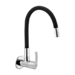 Cliquin Flexible Sink Tap with a sleek chrome finish, durable brass construction, and a 360-degree rotatable spout for versatile kitchen use