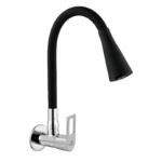 Cliquin Flexible Sink Tap with a sleek chrome finish, durable brass construction, and a 360-degree rotatable spout for versatile kitchen use